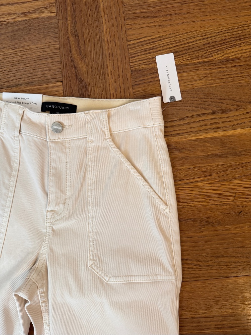 NWT Anthropologie Sanctuary Sculpted Hayden Crop Pants 26 - Picture 2 of 4